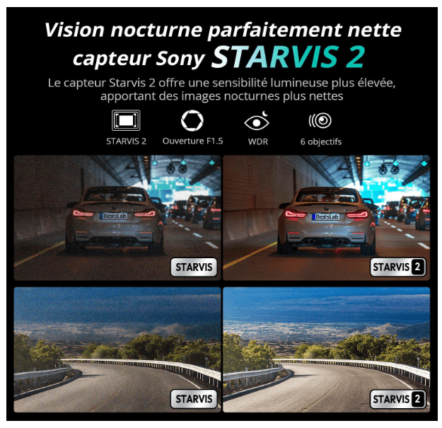 Dashcam Voiture | 4K GPS Avant-Arrière - Amascotech-auto