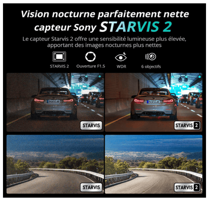 Dashcam Voiture | 4K GPS Avant-Arrière - Amascotech-auto