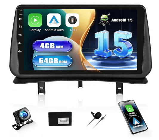 Écran Carplay auto | Renault Clio 2005-2014 - Amascotech-auto