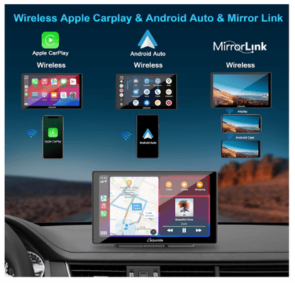 Écran Carplay Auto | Sans Fil 9 Pouces - Amascotech-auto