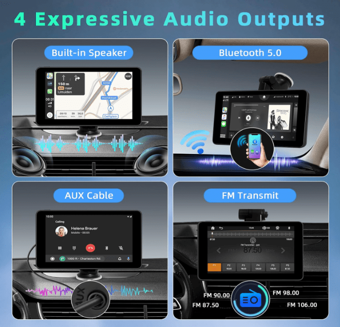 Écran Carplay Voiture | Connecté 7 Pouces - Amascotech - auto