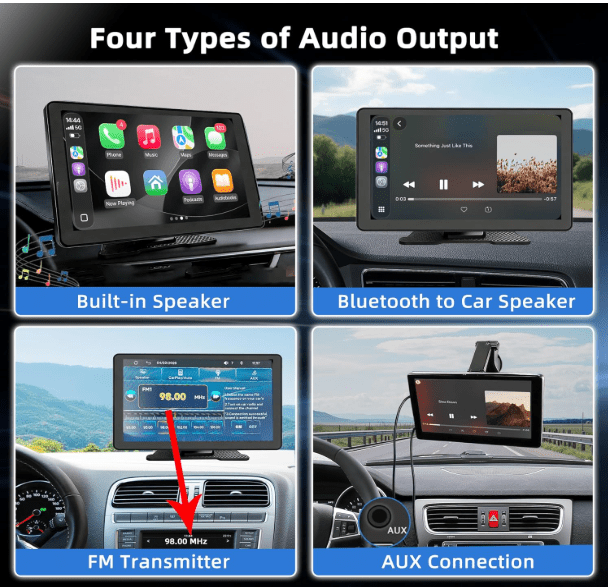 Écran Carplay Voiture | Sans Fil 9 Pouces - Amascotech - auto