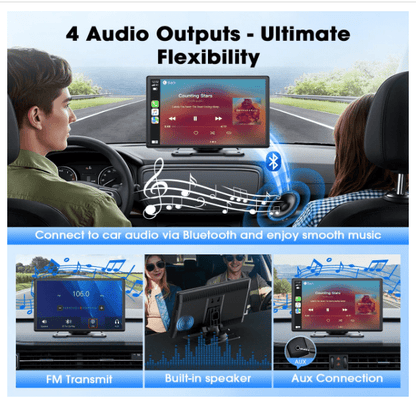 Écran Carplay Voiture | Sans Fil 9 Pouces - Amascotech-auto