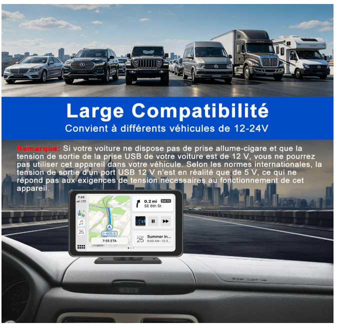 Écran Carplay voiture | SmartDrive - Amascotech-auto