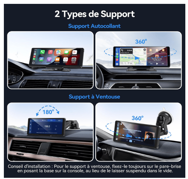 Écran Carplay Voiture | VisionDrive - Amascotech-auto