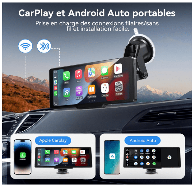 Écran Carplay Voiture | VisionDrive - Amascotech-auto