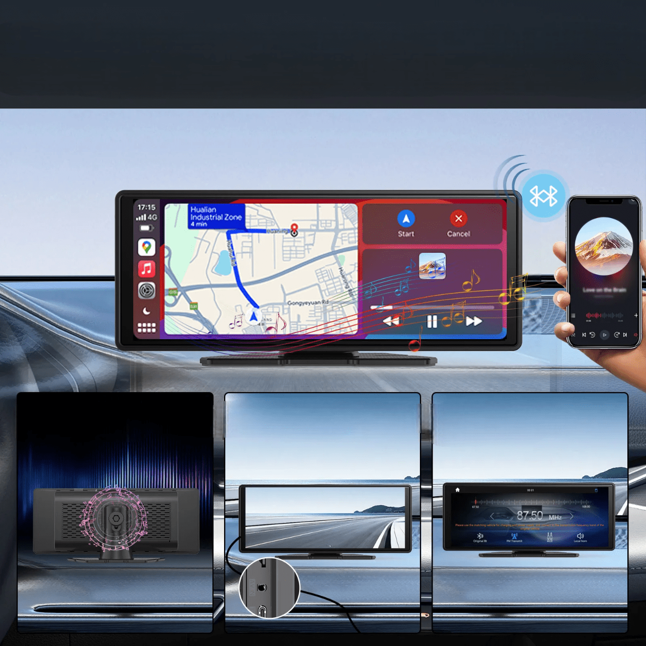 Écran Carplay - WirelessCarplayScreen™ - Ecran Tactile - Amascotech - auto