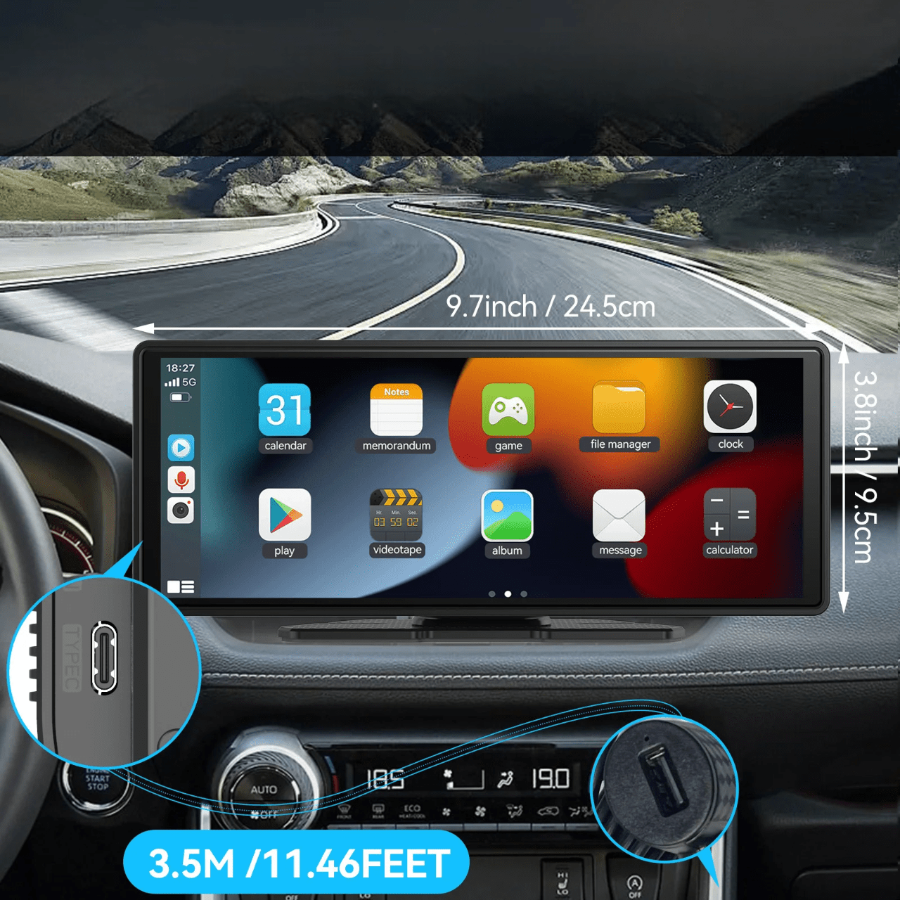 Écran Carplay - WirelessCarplayScreen™ - Ecran Tactile - Amascotech - auto