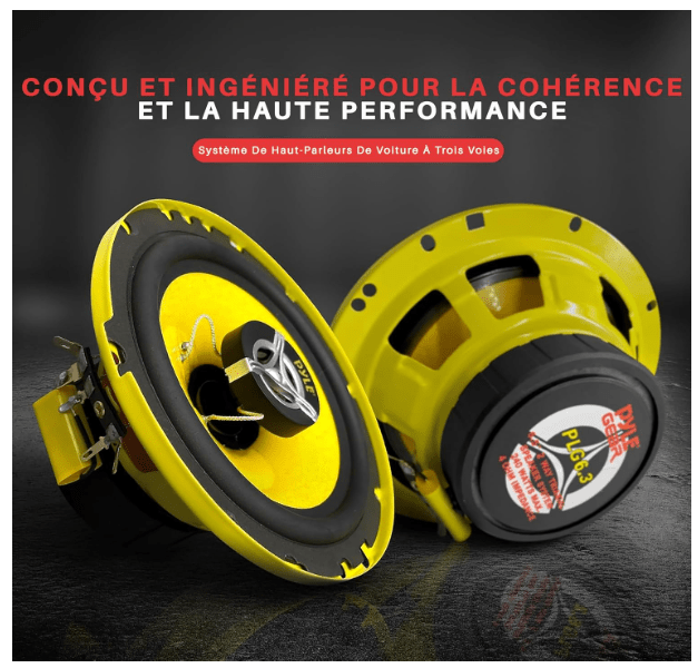 Haut-Parleur voiture | 280W Cristallin - Amascotech-auto