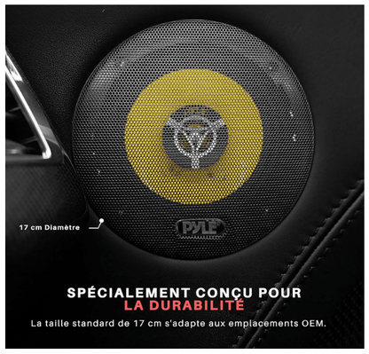 Haut-Parleur voiture | 280W Cristallin - Amascotech-auto