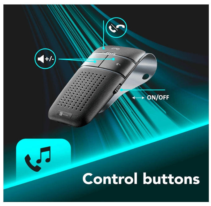 Kit Main Libre Auto | Bluetooth 20h - Amascotech - auto