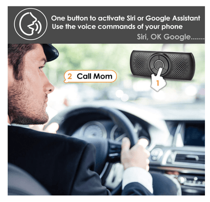 Kit Mains Libres pour Voiture | Bluetooth 5.0 - Amascotech-auto