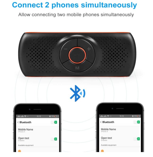 Kit Mains Libres pour Voiture | Bluetooth 5.0 - Amascotech-auto