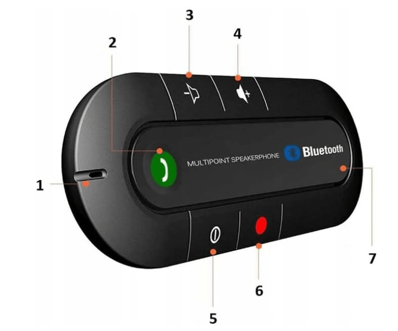 Kit Mains Libres pour Voiture | Bluetooth 5.0 - Amascotech-auto