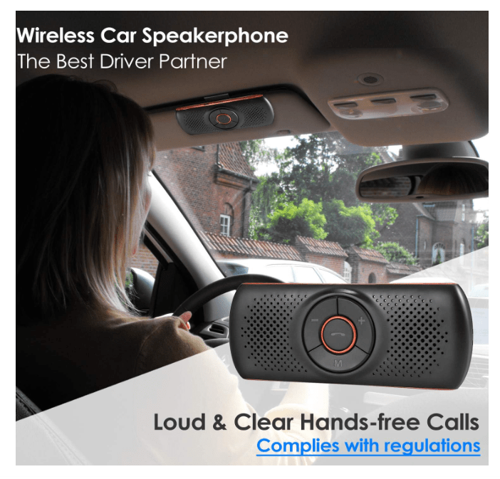 Kit Mains Libres pour Voiture | Bluetooth 5.0 - Amascotech-auto