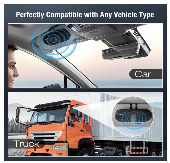 Kit mains libres pour voiture | Bluetooth 6W - Amascotech-auto