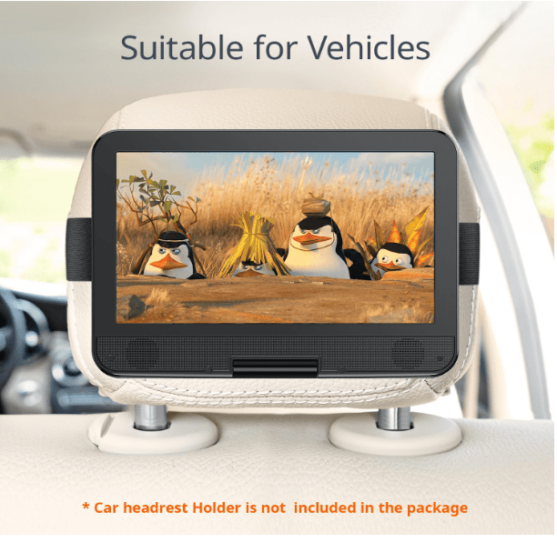 Lecteur DVD pour voiture | Écran HD 10,5 pivotant - Amascotech-auto