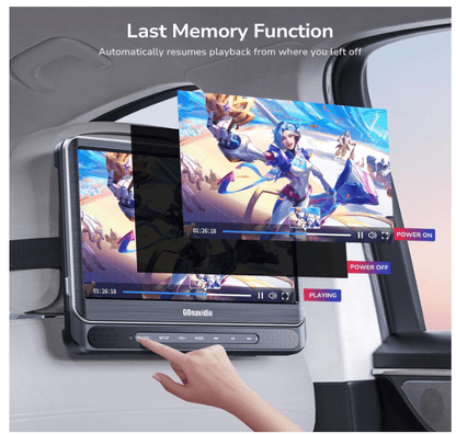 Lecteur DVD voiture 2 écrans | 5h autonomie HD - Amascotech - auto