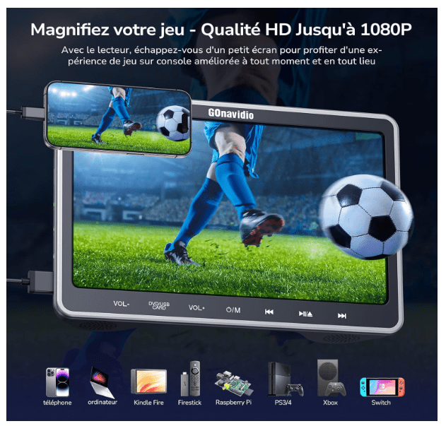 Lecteur DVD Voiture | Double Écran - Amascotech - auto