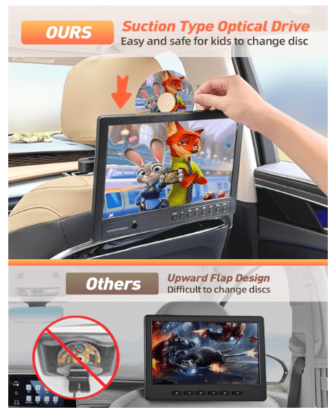 Lecteur DVD Voiture | Sérénité - Amascotech - auto