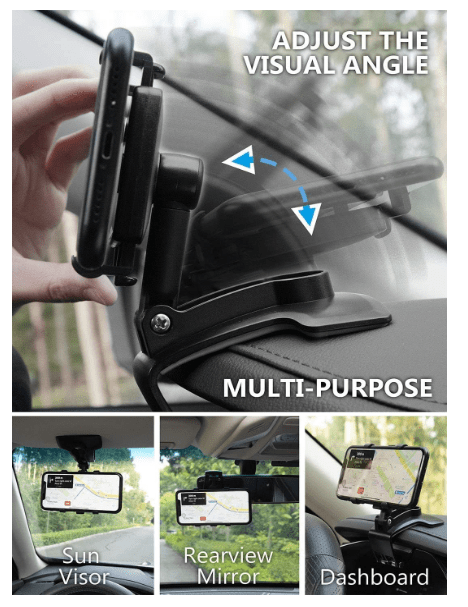 Support de Téléphone Voiture | Rotatif 360 - Amascotech - auto