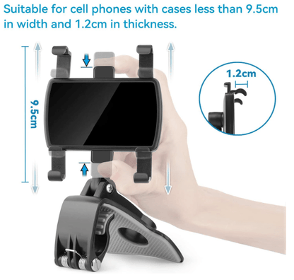 Support de Téléphone Voiture | Rotatif 360 - Amascotech - auto