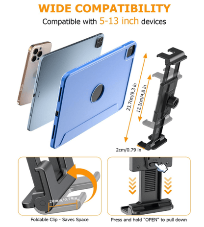 Support Tablette Voiture | Efficacité 2 en 1 - Amascotech-auto