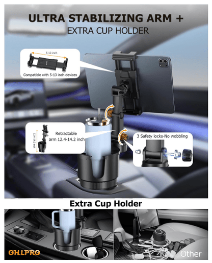 Support Tablette Voiture | Efficacité 2 en 1 - Amascotech-auto