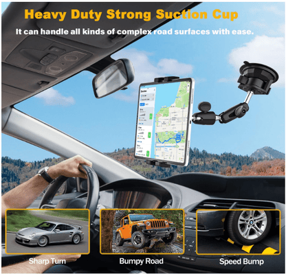 Support Tablette Voiture | Fixation Ultra-Forte - Amascotech-auto