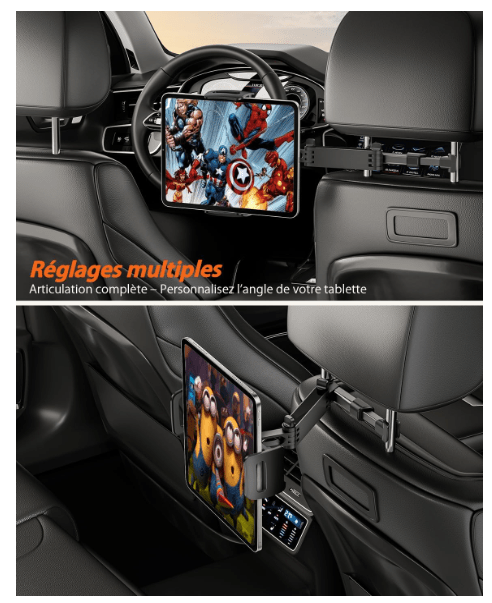 Support Tablette Voiture | Installation Express - Amascotech - auto