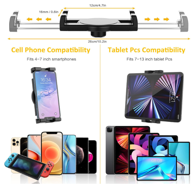 Support Tablette Voiture | Installation Rapide - Amascotech - auto