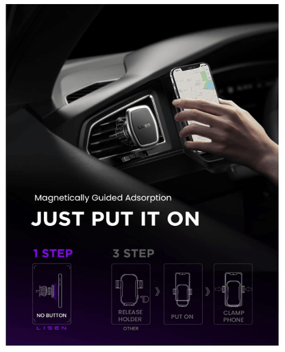 Support Telephone Voiture | Magnétique Pro - Amascotech - auto