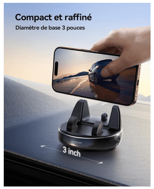 Support Téléphone Voiture | Rotation 360 - Amascotech - auto