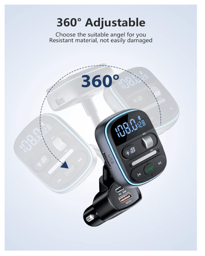Transmetteur Bluetooth Auto | Charge Rapide 30W - Amascotech-auto