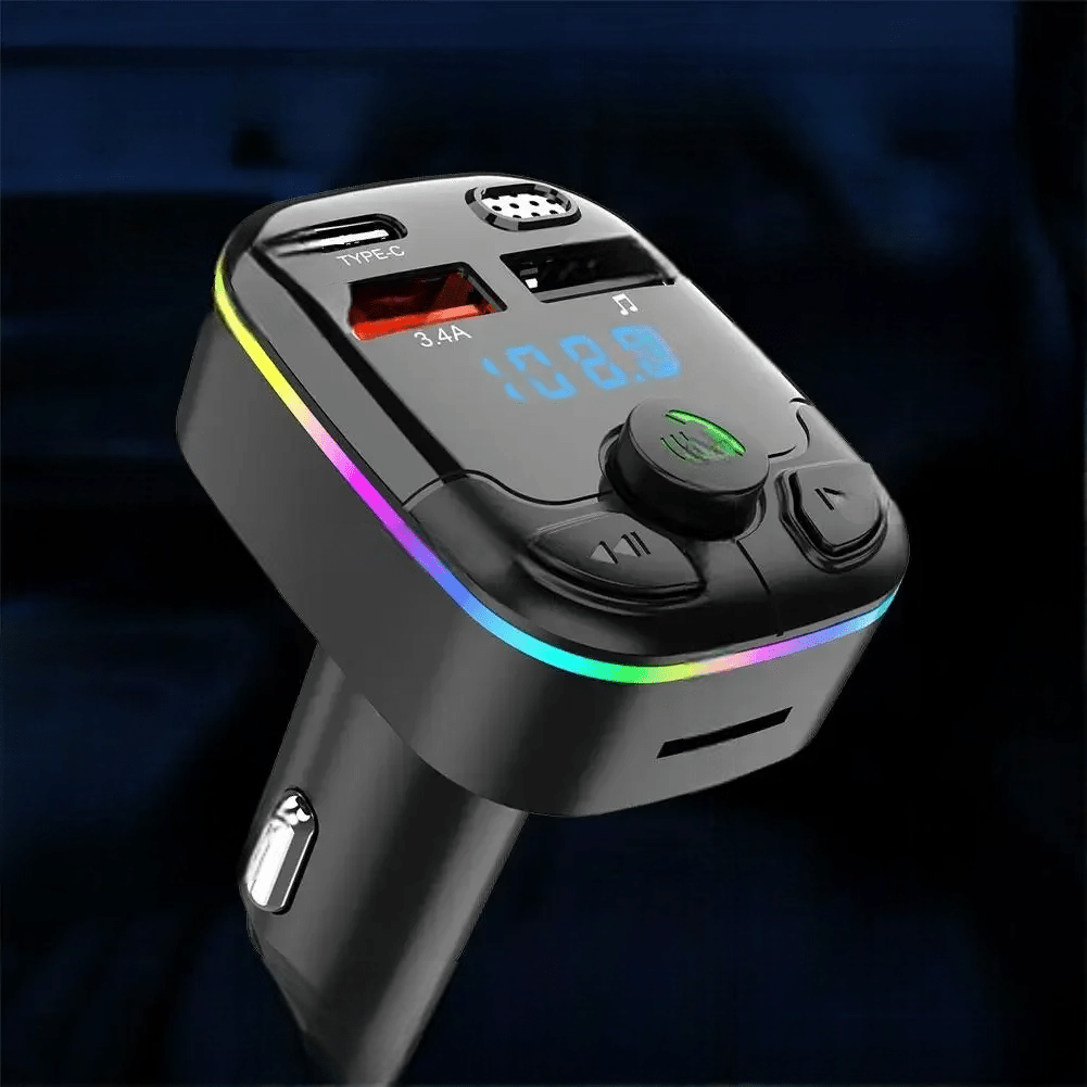 Transmetteur FM Bluetooth - CarFMTransmitter™ - Amascotech - auto
