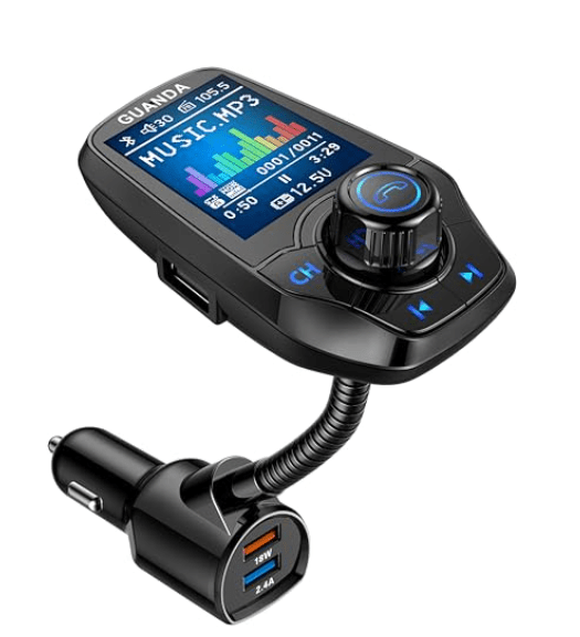 Transmetteur FM Bluetooth | Mains Libres Charge USB - Amascotech - auto