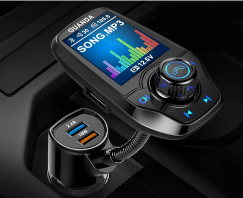 Transmetteur FM Bluetooth | Mains Libres Charge USB - Amascotech - auto